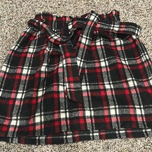 Plaid Skirt Size S with Tie, only worn once